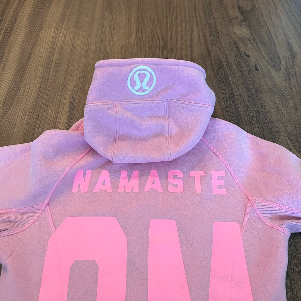 Rare Lululemon Scuba Hoodie with namaste OM on the back - Picture 9 of 10